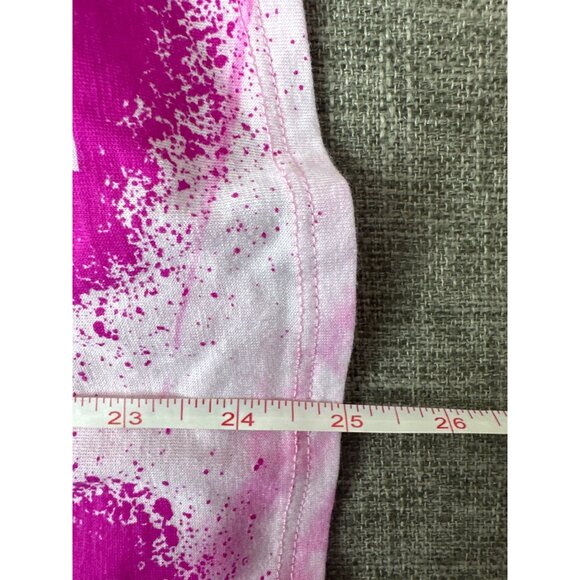 Nickelodeon Spongebob Pink Tie-Dye Sleeveless Tank Top M (7-9) Summer Beach - Picture 6 of 6